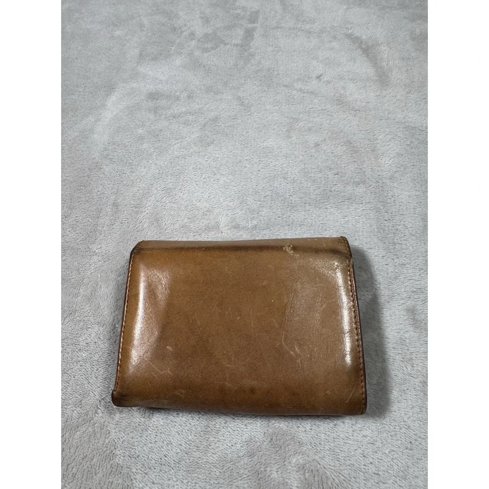 Vintage Hobo International Wallet Brown Leather Rare